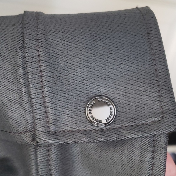 WHBM Coated Denim Jacket, Size 8, Gray - Picture 3 of 6